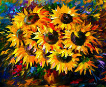 Без бренда «Собранный букет подсолнухов» в Омске 