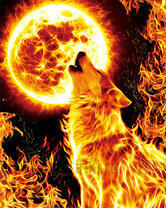 Без бренда «Огненный волк воет на луну (20шт)» в Омске 