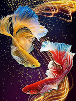 Без бренда «Желтая и красная рыбки (20шт)» в Омске 