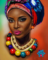 Без бренда «Портрет яркой женщины» в Омске  в интернет-магазине  Без бренда «Портрет яркой женщины» в Омске