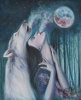 Без бренда «Девушка и волк в полнолуние» в Омске в интернет-магазине Без бренда «Девушка и волк в полнолуние» в Омске