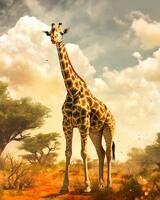 Без бренда «Красивый жираф в солнечный день» в Омске  в интернет-магазине  Без бренда «Красивый жираф в солнечный день» в Омске