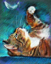 Без бренда «Котенок играет пером» в Омске в интернет-магазине  Без бренда «Котенок играет пером» в Омске