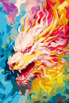 Без бренда «Разноцветный огненный дракон» в Омске в интернет-магазине  Без бренда «Разноцветный огненный дракон» в Омске