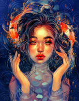 Без бренда «Девушка и карпы кои» в Омске 