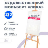 Без бренда «Мольберт Две картинки лира, 120 см» в Омске 