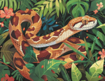 Без бренда «Маисовый полоз в зеленой листве» в Омске в интернет-магазине  Без бренда «Маисовый полоз в зеленой листве» в Омске