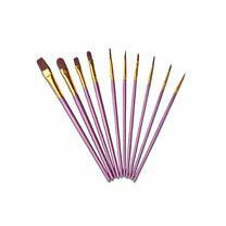 Без бренда «Кисти для рисования набор (10 шт) сиреневые» в Омске 