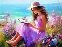 Без бренда «Девочка читает на берегу» в Омске 